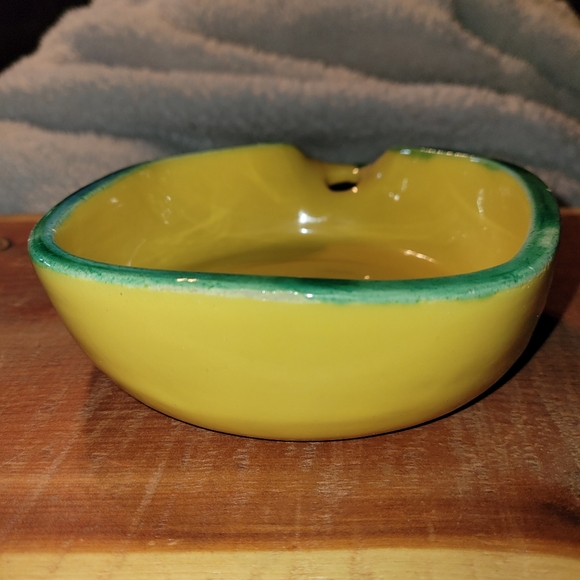 Yellow & Green Handpainted Italian Made in France - Picture 5 of 7